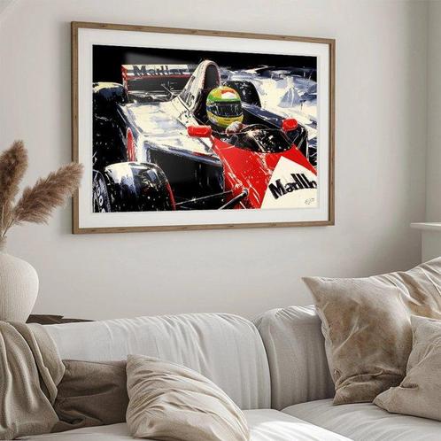 CARCANVAS_IT - Senna and his MP4 eight wonder, Verzamelen, Automerken, Motoren en Formule 1