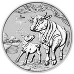 Australië. 2 Dollars 2021 Year of the Ox, 2 Oz (.999)