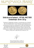 Romeinse Rijk. Theodosius II (402-450 n.Chr.). Solidus VOT