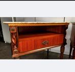 Nachtkastje - Hout, Messing, Marmer - Een paar nachtkastjes, Antiek en Kunst