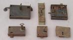 Collection of Old various Keys and Locks+Keys - Slot en, Antiek en Kunst