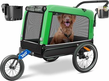 KESSER® Hundeanhänger Boxer 3-in-1 Hundebuggy & Jogger Fahrr beschikbaar voor biedingen