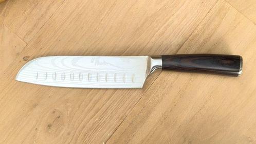 Japan - Keukenmes - 1 piece - Santoku knife - Carbon Steel -, Antiek en Kunst, Antiek | Keukengerei