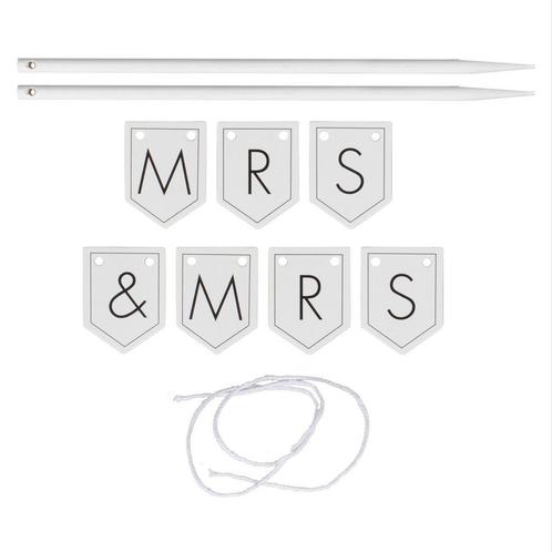 Bruiloft Taarttopper Mr & Mrs 15cm, Hobby & Loisirs créatifs, Articles de fête, Envoi