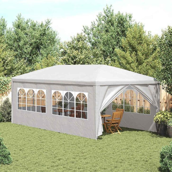 vidaXL Partytent 3x6 m wit, Tuin en Terras, Partytenten, Nieuw, Verzenden