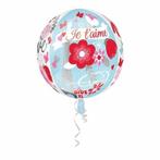 Helium Ballon Rond Je TAime 40cm leeg, Hobby & Loisirs créatifs, Verzenden