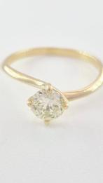 Bague - 14 carats Or jaune - 0.70ct. tw. Jaune Diamant