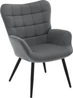 WOLTU Fauteuil - Relaxstoel - Loungestoel - Donkergrijs, Huis en Inrichting, Verzenden, Nieuw