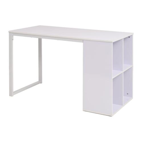 vidaXL Schrijftafel 120x60x75 cm wit, Huis en Inrichting, Bureaus, Nieuw, Verzenden