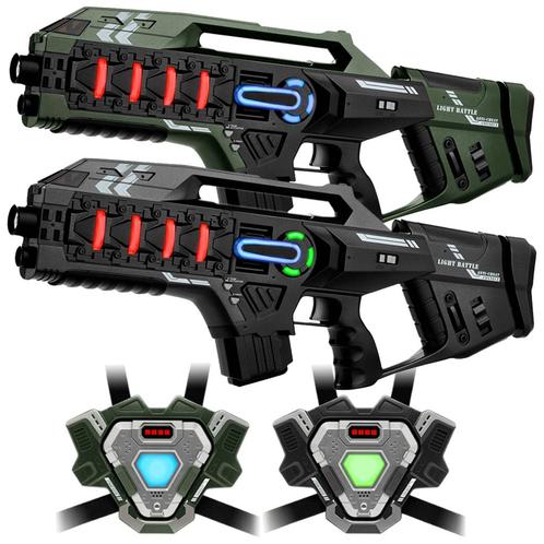 Light Battle Connect Mega Blaster set - 2 Laserguns + Vesten, Kinderen en Baby's, Speelgoed | Buiten | Actiespeelgoed, Nieuw, Ophalen of Verzenden