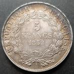 Frankrijk. IIe République (1848-1852). 5 Francs 1852-A, Postzegels en Munten