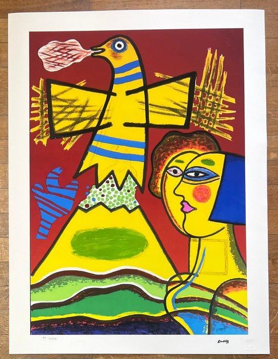 Corneille (1922-2010) - Le grand oiseau du Mont Fuji, Antiek en Kunst, Antiek | Overige Antiek