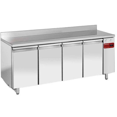 Wand koeltafel, geventileerd, 4 deuren EN 600x400, 760 liter, Zakelijke goederen, Horeca | Keukenapparatuur, Koelen en Vriezen