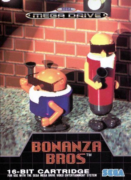 Bonanza Bros.-Excl. Handleiding (Sega Mega Drive) Gebruikt, Games en Spelcomputers, Games | Sega, Ophalen of Verzenden
