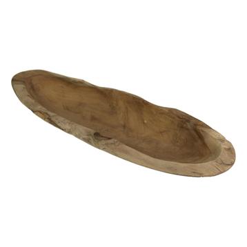 Fruitschaal Kano - 50-60 cm - naturel - teak