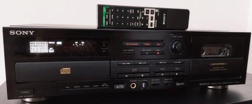 Sony - TXD-R11 -  CD Synchro Record - Cassette Deck /, Audio, Tv en Foto, Radio's