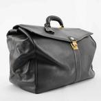 Alfred Dunhill - Dunhill Black Grained Leather Travel Bag —, Handtassen en Accessoires, Tassen | Damestassen, Nieuw