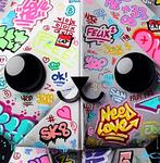 Maxime Blachere - Shadow Cat Origami Graffiti –, Antiek en Kunst