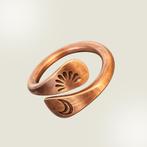 Puur koperen ring zon en maan, Sport en Fitness, Ophalen of Verzenden, Nieuw