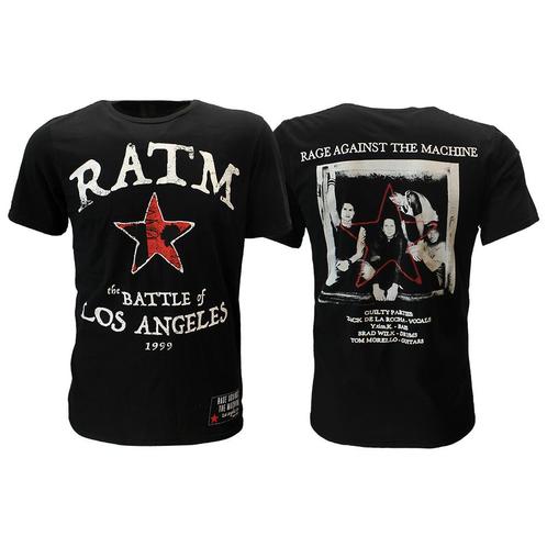 Rage Against The Machine Battle Star T-Shirt - Officiële, Kleding | Heren, T-shirts