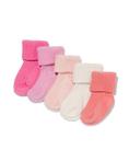 HEMA Baby Sokken Met Bamboe - 5 Paar Roze
