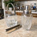 Cocktailshaker - Kristal, Barmanset in Italiaanse stijl uit, Antiquités & Art