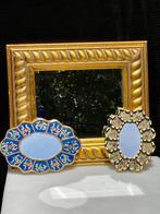 Spiegel (3)  - Hout, Kristal - Peruaanse spiegels, barok