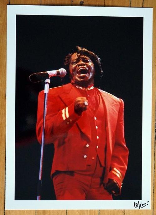 David Lefranc - James Brown, Festival de Leysin, Suisse,, Antiek en Kunst, Kunst | Schilderijen | Modern