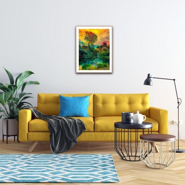 Viet Ha Tran - The painted garden, Antiek en Kunst, Kunst | Designobjecten