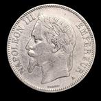 France. Silver 5 Francs (Napoleon III) Coin 1870 (Sans prix, Postzegels en Munten