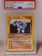 Pokémon - 1 Graded card - Machoke #34 First edition - PSA 10, Hobby en Vrije tijd, Verzamelkaartspellen | Pokémon, Nieuw