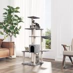 vidaXL Kattenmeubel met sisal krabpalen 142 cm lichtgrijs, Verzenden, Nieuw