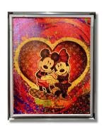 Le Youn - La flamme VS Mickey et Minnie, Antiek en Kunst, Kunst | Schilderijen | Modern