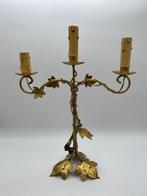 Tafellamp (2) - Set tafellampen in goudkleurig ijzer –, Antiek en Kunst