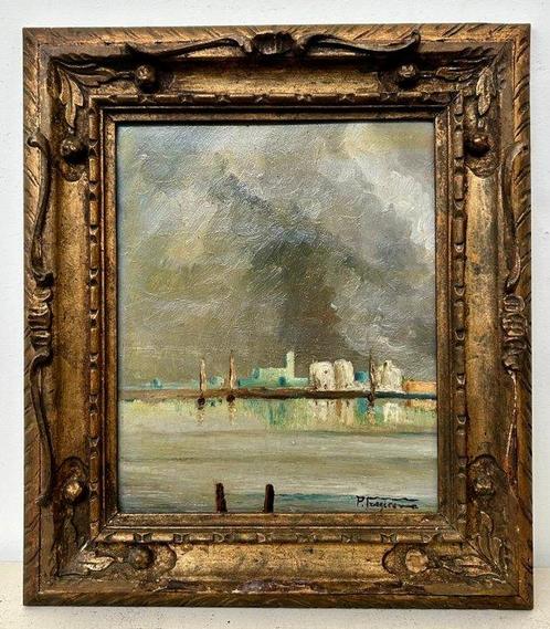 Pietro Fragiacomo (1856–1922), Toegeschreven aan - Scorcio, Antiek en Kunst, Kunst | Schilderijen | Klassiek