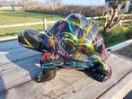 Beeld, large turtle - 22 cm - polyresin, Antiek en Kunst