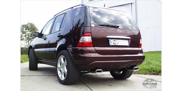 FOX Mercedes M-klasse type W163 einddemper uitgang rechts/li, Auto-onderdelen, Uitlaatsystemen, Nieuw, Verzenden