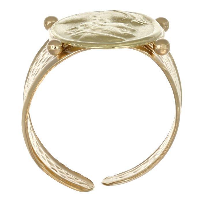 Ring - 18 karaat Geel goud, Handtassen en Accessoires, Ringen