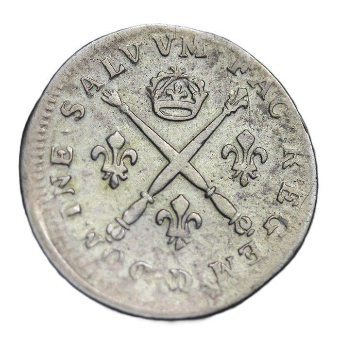 Frankrijk. Louis XIV (1643-1715). 5 Sols 1702-D, Lyon, Timbres & Monnaies, Monnaies | Europe | Monnaies euro