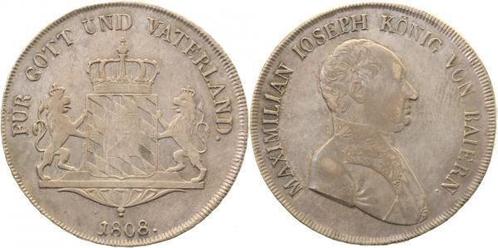 Thaler Bayern 1808 (MuntenenBankbiljetten-Duitslandvoor1871), Postzegels en Munten, Munten | Europa | Niet-Euromunten, België
