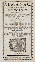 ALMANACH POUR LANNÉE MDCCLXIX - 1769