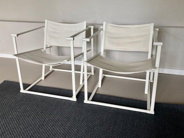 Pastoe - Stoel (2) - Canvas, Metaal - Kubus FM60, Antiek en Kunst, Antiek | Meubels | Stoelen en Sofa's