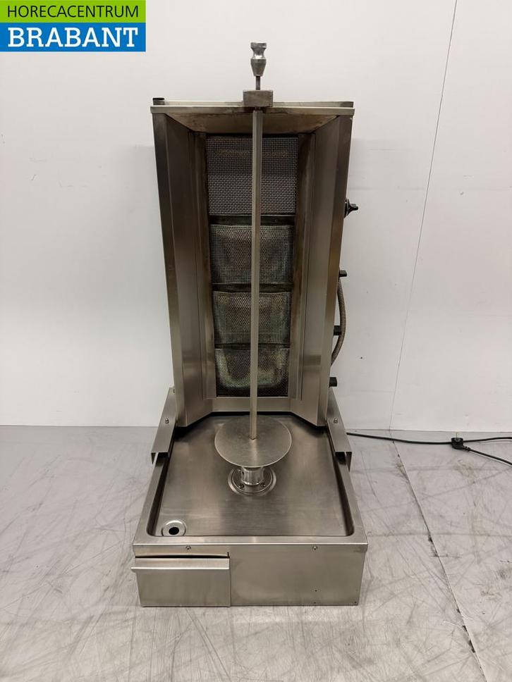 RVS Grill Donergrill 4 branders Gas Horeca, Articles professionnels, Horeca | Équipement de cuisine, Enlèvement ou Envoi