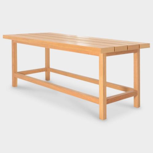 Solidesk werktafel, eiken blad, 239 x 110 cm, vast onderstel, Articles professionnels, Aménagement de Bureau & Magasin | Mobilier de bureau & Aménagement