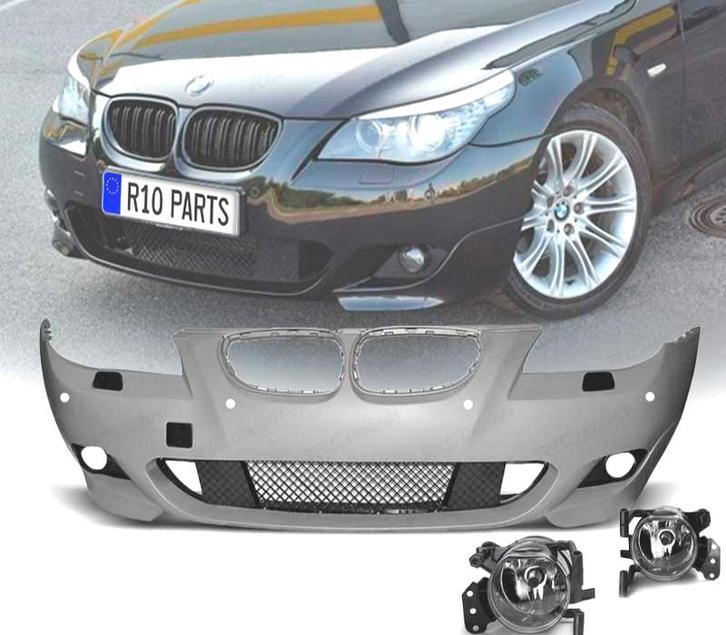 PARE-CHOCS FRONTAL BMW E60 61 07-10 LOOK M PDC + ANTIBROUILL, Autos : Pièces & Accessoires, Carrosserie & Tôlerie, Envoi