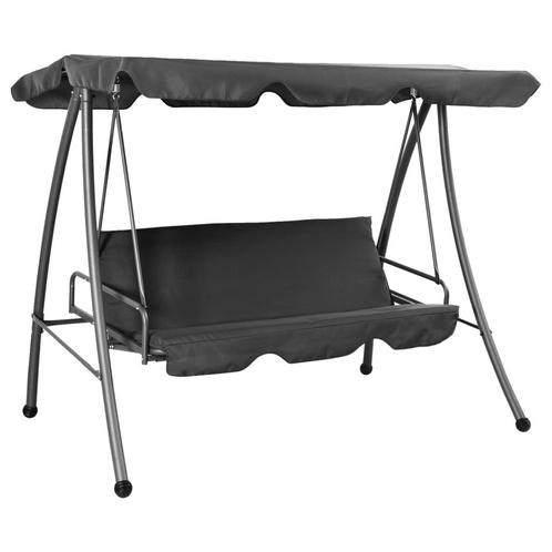 vidaXL Schommelbank voor buiten met dak 192x118x175 cm staal, Tuin en Terras, Overige Tuin en Terras, Nieuw, Verzenden