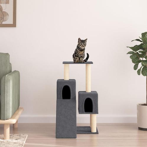 vidaXL Kattenmeubel met sisal krabpalen 82 cm donkergrijs, Dieren en Toebehoren, Katten-accessoires, Nieuw, Verzenden