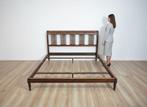 Bed - Hout - Antiek tweepersoonsbed, Antiek en Kunst