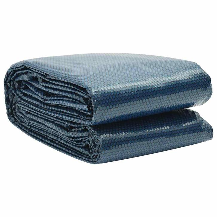 vidaXL Zwembadfolie solar drijvend 527 cm PE zwart en blauw, Tuin en Terras, Zwembaden, Nieuw, Verzenden