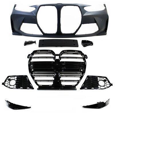 M4 G80 G82 Look Voorbumper BMW 3 Serie G20 G21 B6459, Auto-onderdelen, Carrosserie, Nieuw, BMW, Voor, Bumper
